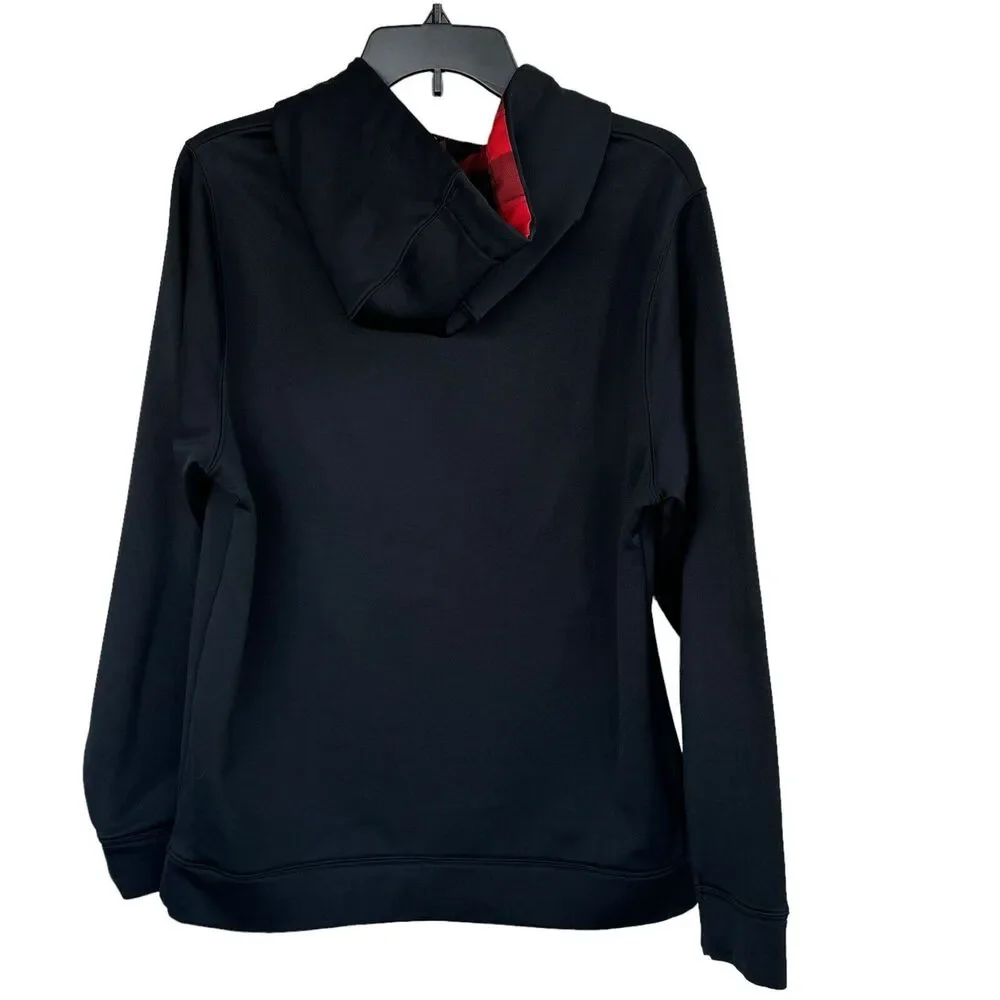 Under Armour Storm Men’s Small Hoodie Sweatshirt Pullover Long Sleeve Black Red